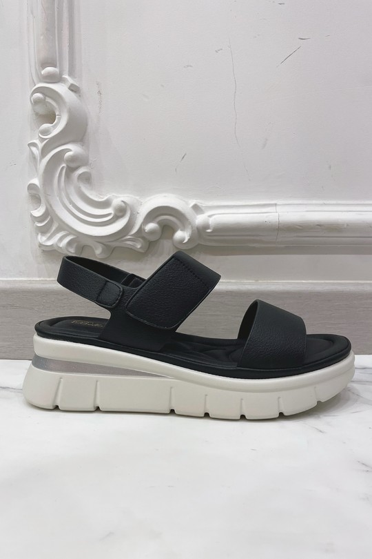 Compensées Chaussures Bleu BELLOSTAR H050-6 Efashion Paris