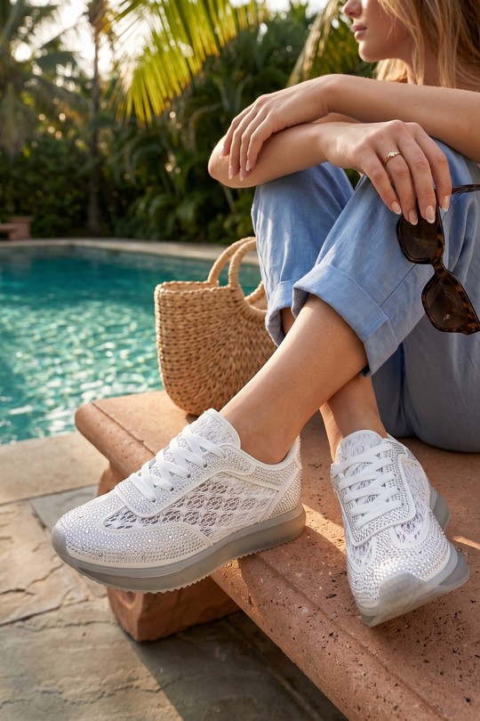 Baskets Chaussures Blanc BELLOSTAR MM6000 Efashion Paris