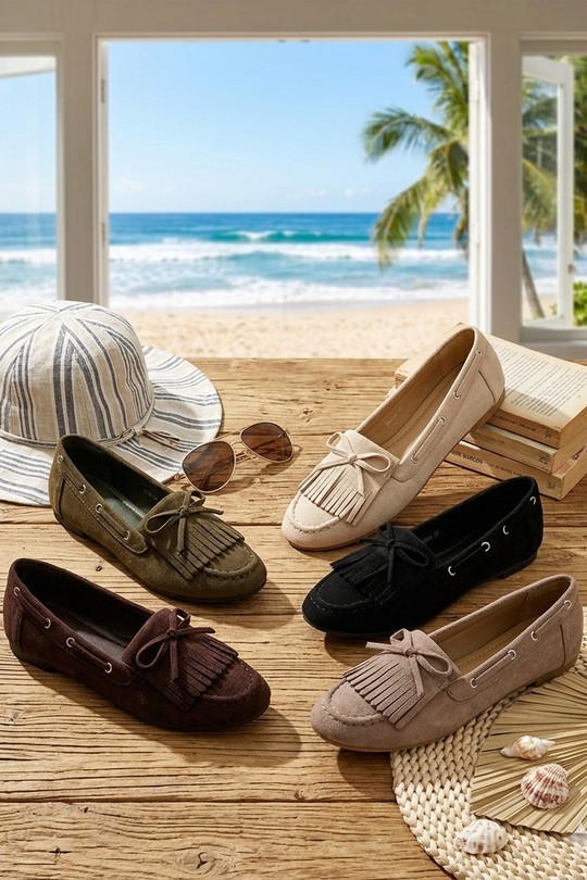 Loafers Shoes Beige BELLOSTAR L2895. Efashion Paris