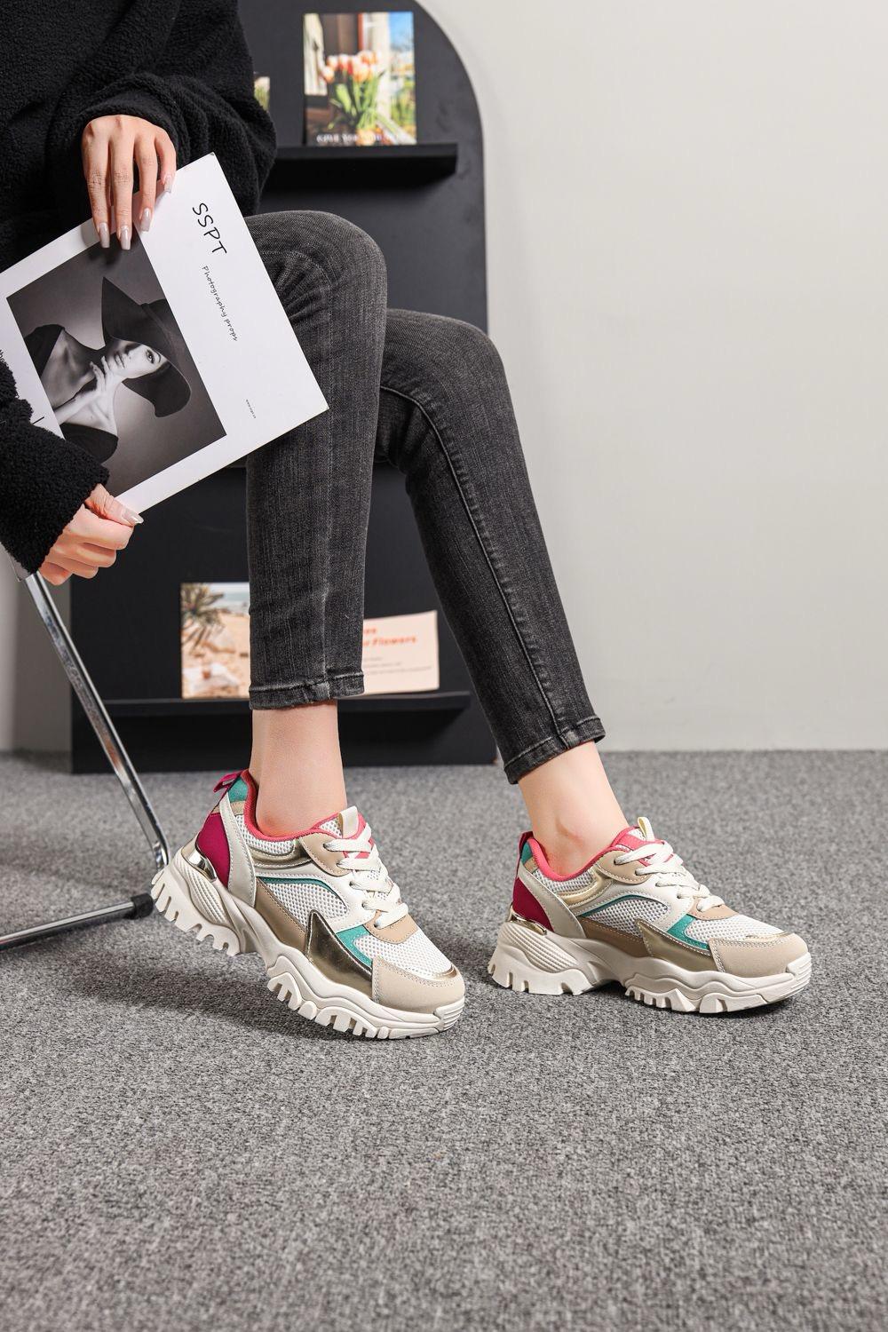 Baskets Chaussures Multicouleur BELLOSTAR YY-147 #c Efashion Paris