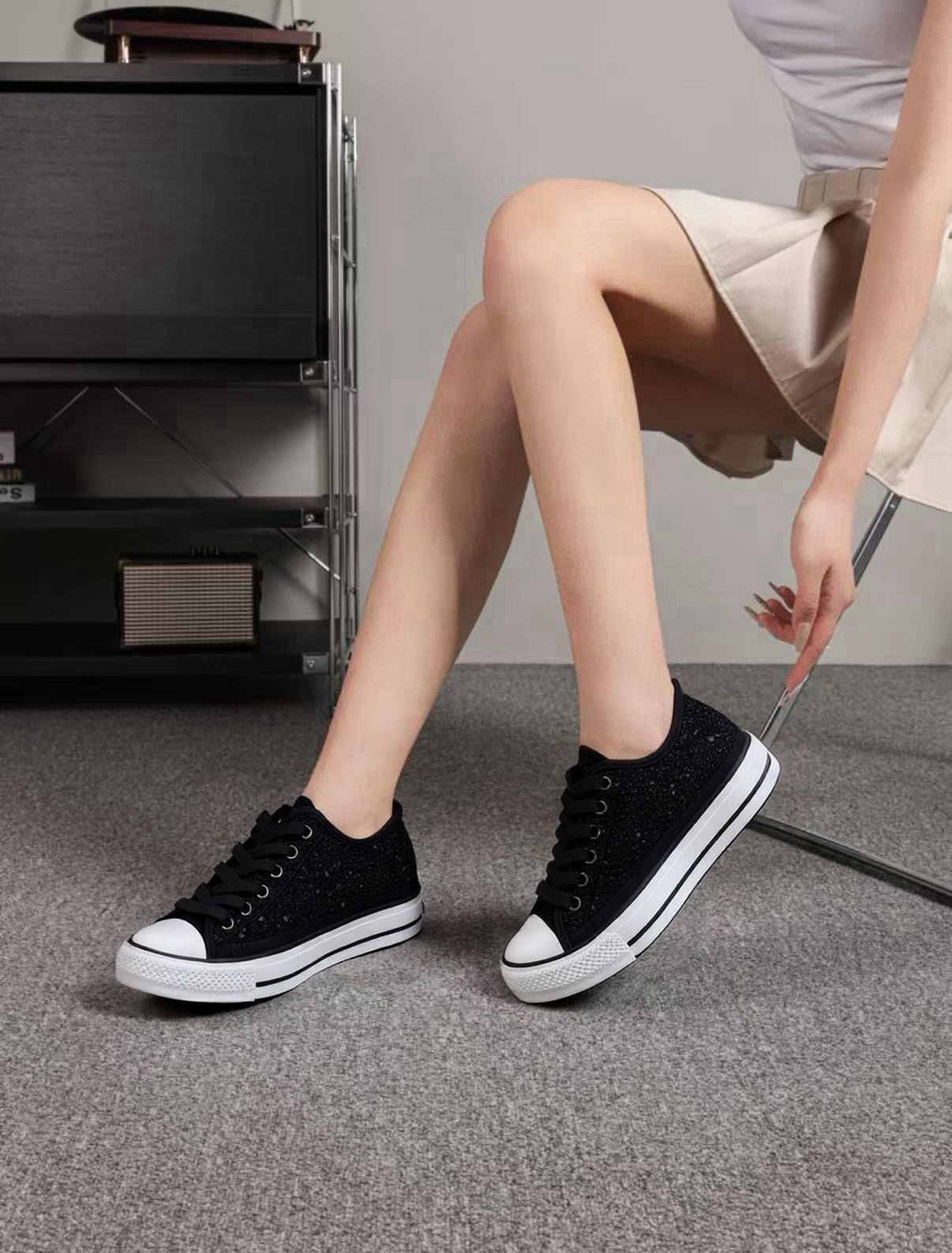 Baskets Chaussures Noir BELLOSTAR EV-97 #c Efashion Paris