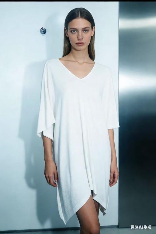 Robes courtes Femme Blanc CORALINE 2858 Efashion Paris