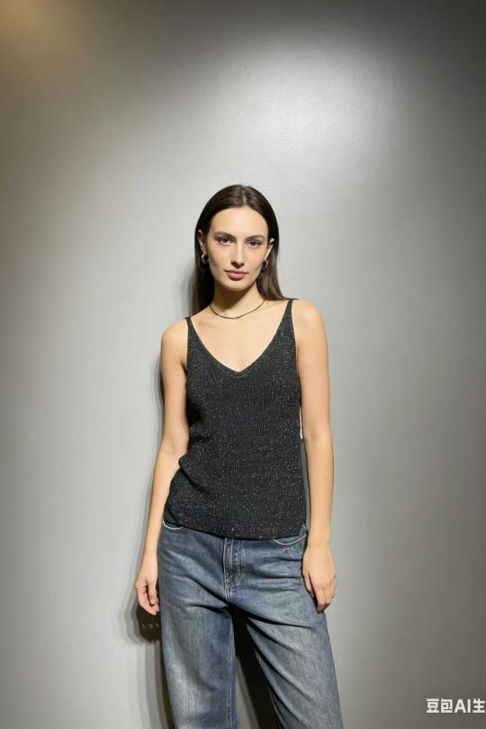 Débardeurs Femme Noir CORALINE 23047 Efashion Paris