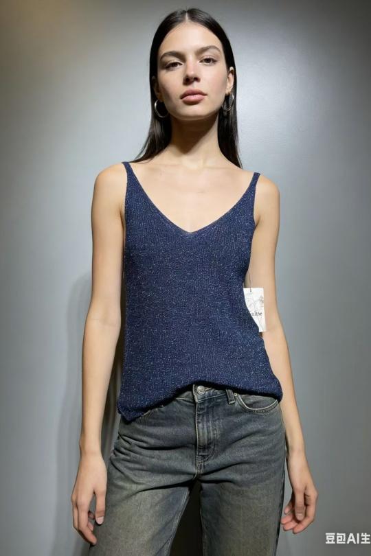 Débardeurs Femme Noir CORALINE 23047 Efashion Paris