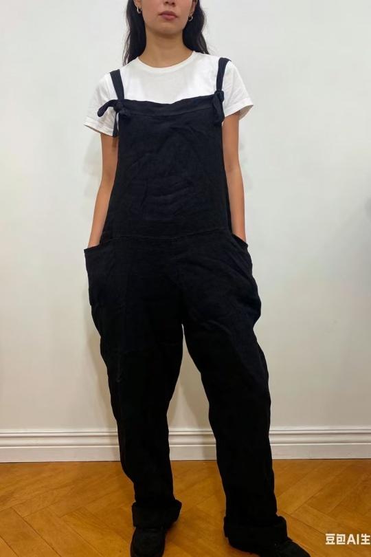 Combinaisons Femme Noir CORALINE 21070-2 Efashion Paris