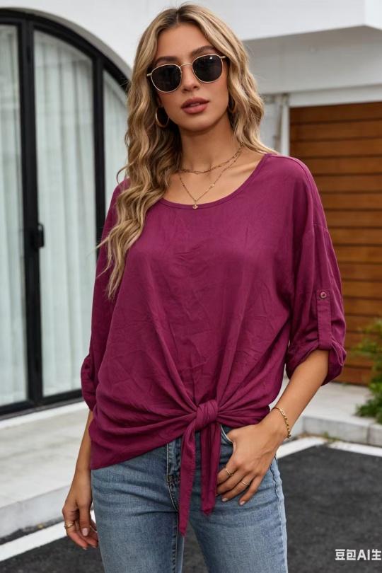 Tops Femme FUCHSIA CORALINE 19322 Efashion Paris