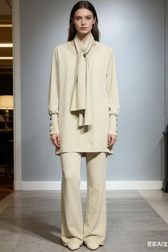 Ensembles Femme Beige CORALINE 13118 Efashion Paris