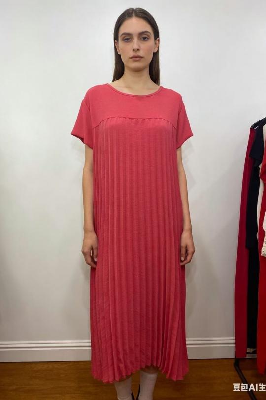 Robes mi-longues Femme Blanc CORALINE 11105 Efashion Paris