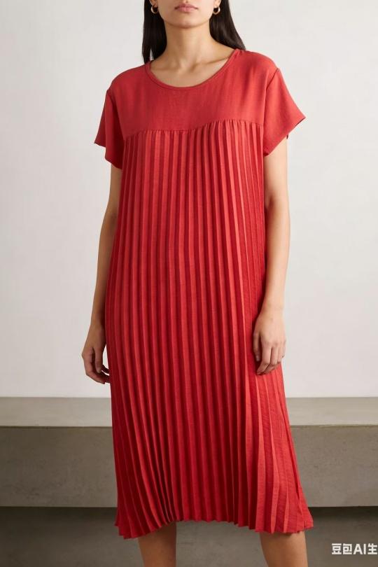 Robes mi-longues Femme Blanc CORALINE 11105 Efashion Paris