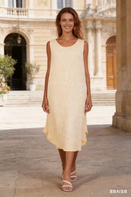 Robes mi-longues Femme Noir CORALINE 20107-1 Efashion Paris