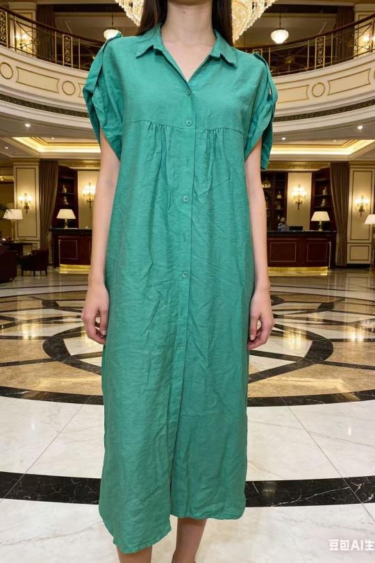 Robes mi-longues Femme Rose CORALINE 23101-2 Efashion Paris