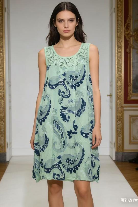 Robes mi-longues Femme Beige CORALINE 388-16 Efashion Paris