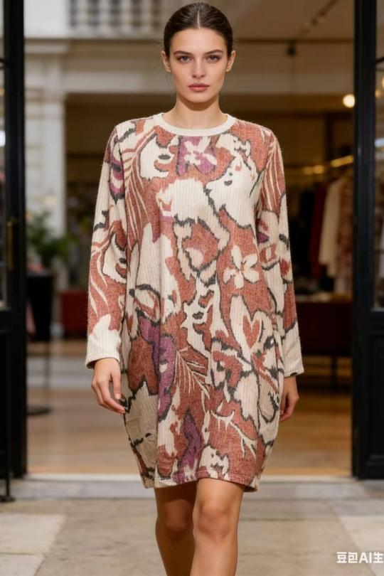 Robes courtes Femme FUCHSIA CORALINE 2975 Efashion Paris