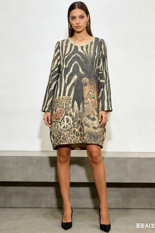 Robes courtes Femme Rose CORALINE 2975-1 Efashion Paris