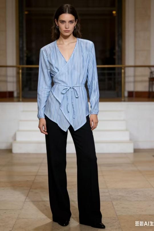 Tops Femme Bleu CORALINE 26310 Efashion Paris