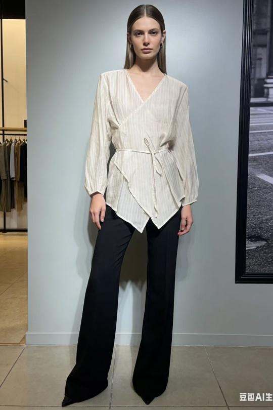 Tops Femme Bleu CORALINE 26310 Efashion Paris