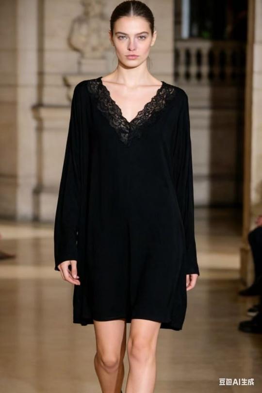 Robes courtes Femme Noir CORALINE 22110 Efashion Paris