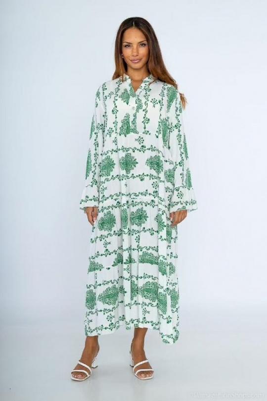 Robes longues Femme Vert CORALINE 1227 Efashion Paris