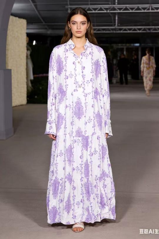 Robes longues Femme Vert CORALINE 1227 Efashion Paris