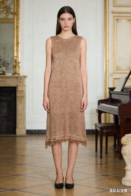 Robes mi-longues Femme Violet CORALINE V701 Efashion Paris