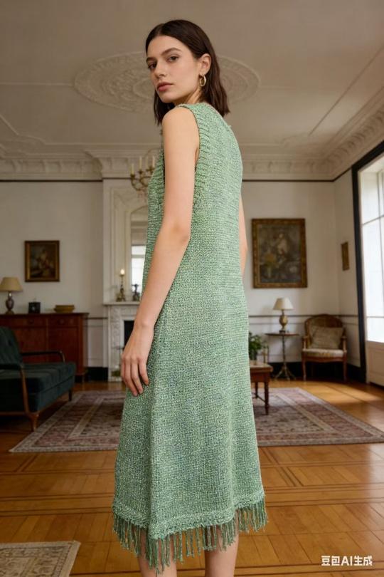 Robes mi-longues Femme Violet CORALINE V701 Efashion Paris