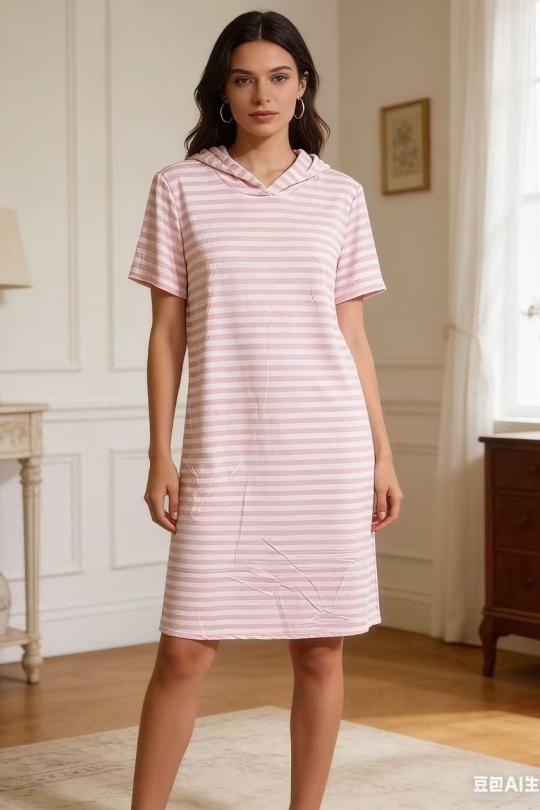 Robes mi-longues Femme Beige CORALINE 13292 Efashion Paris