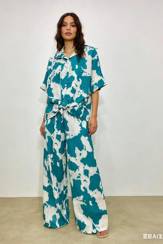 Conjuntos Mujer Sky blue CORALINE 23077-2 Efashion Paris