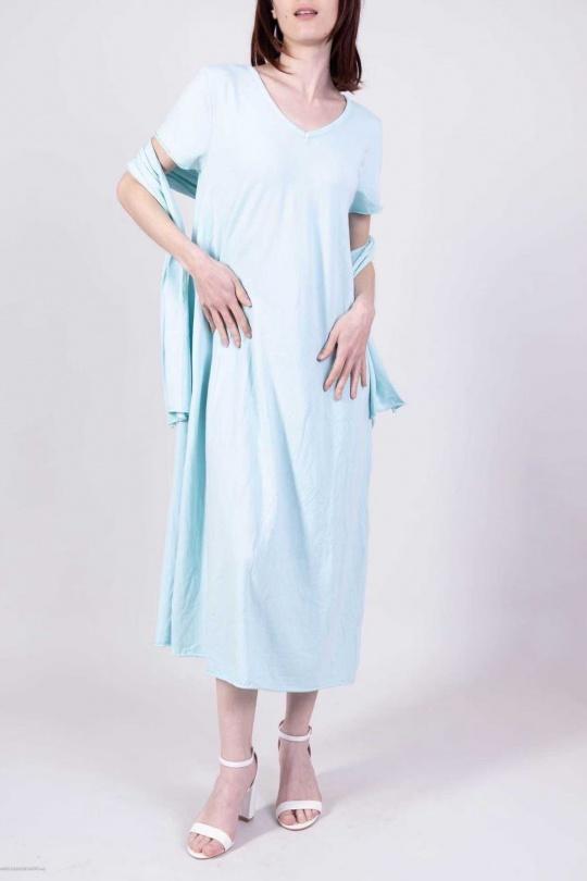 Robes longues Femme Rose CORALINE 23100-1 Efashion Paris