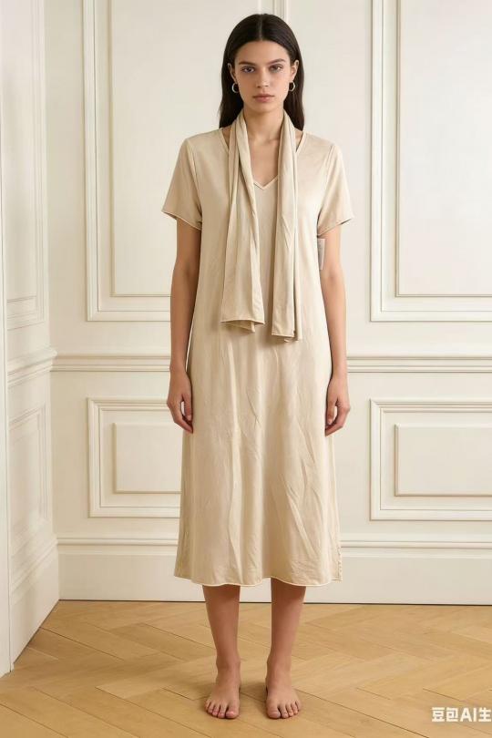 Robes longues Femme Rose CORALINE 23100-1 Efashion Paris