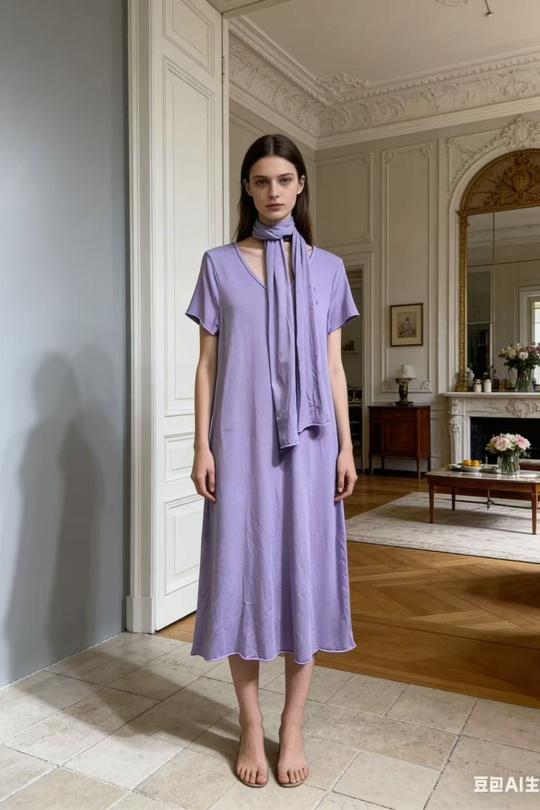 Robes longues Femme Rose CORALINE 23100-1 Efashion Paris