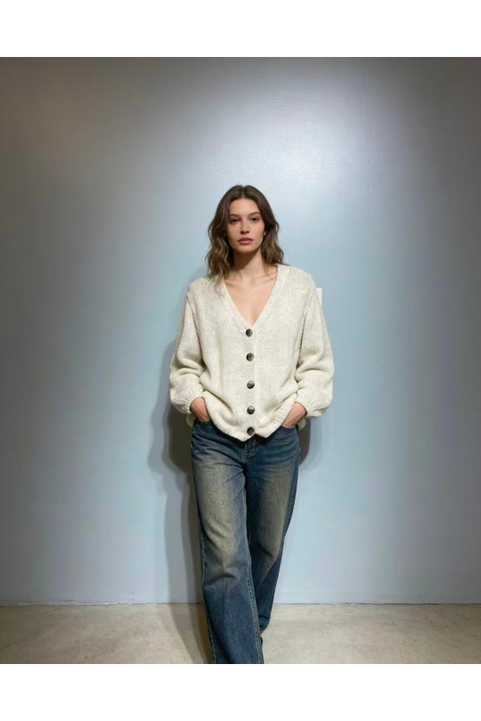 Gilets Femme Bleu ciel CORALINE 24501 Efashion Paris