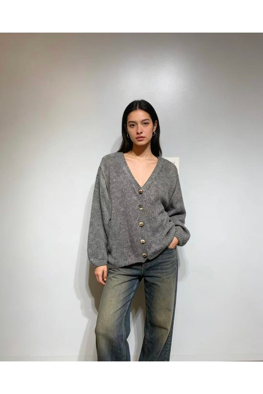 Gilets Femme Bleu ciel CORALINE 24501 Efashion Paris