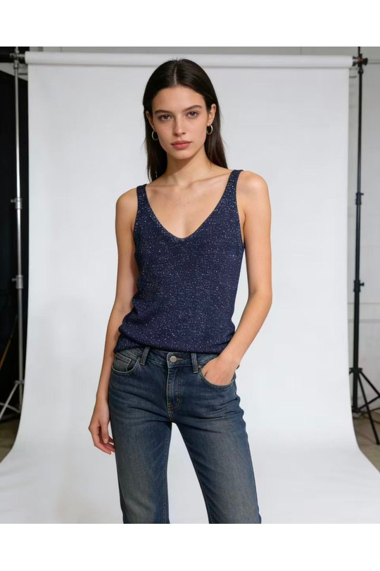 Canotte Donna Beige CORALINE 2430 Efashion Paris