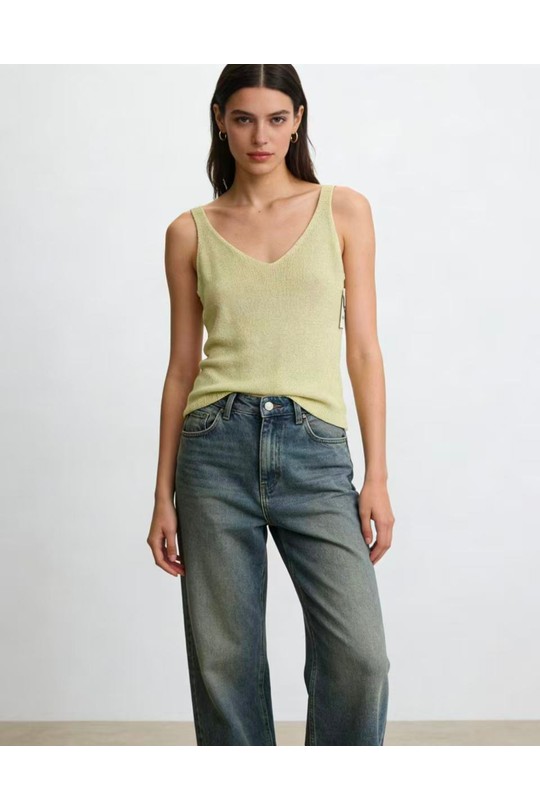 Canotte Donna Beige CORALINE 2430 Efashion Paris