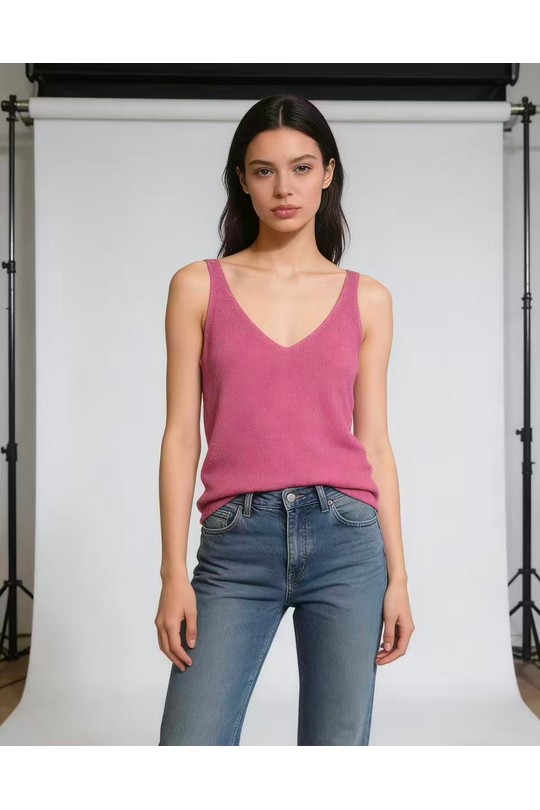 Canotte Donna Beige CORALINE 2430 Efashion Paris