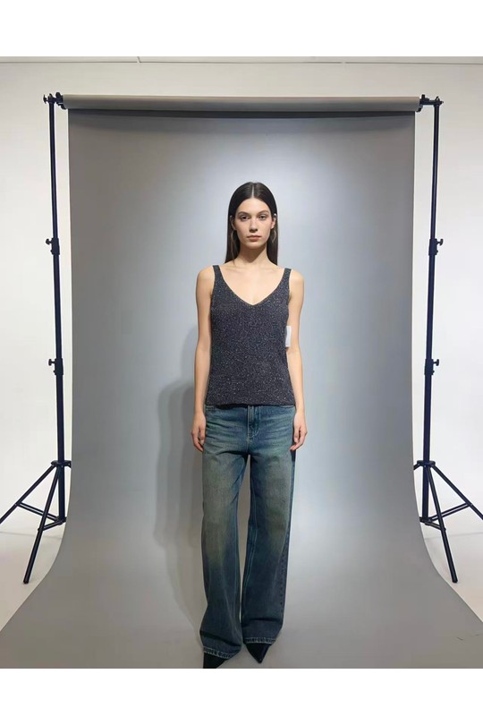 Canotte Donna Beige CORALINE 2430 Efashion Paris