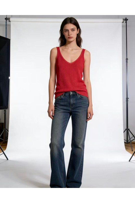 Canotte Donna Beige CORALINE 2430 Efashion Paris