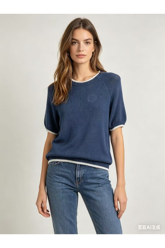 Maglioni Donna Turquoise CORALINE 8003-3 Efashion Paris