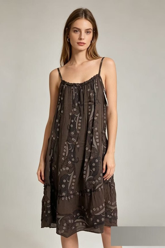 Short dresses Women Orange CORALINE 6118-3 Efashion Paris