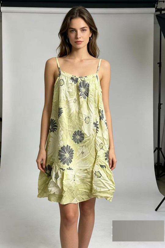 Short dresses Women Khaki CORALINE 6118-4 Efashion Paris