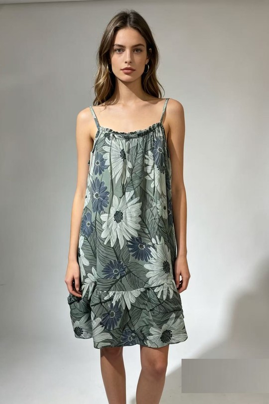 Short dresses Women Khaki CORALINE 6118-4 Efashion Paris