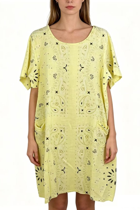 Vestidos cortos Mujer Beige CORALINE 9847-5 Efashion Paris