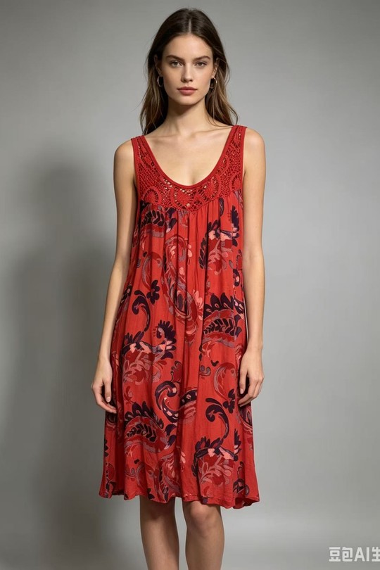 Robes mi-longues Femme Kaki CORALINE 388--16 Efashion Paris