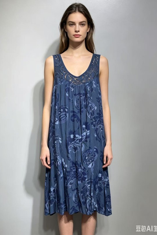 Robes mi-longues Femme Kaki CORALINE 388--16 Efashion Paris