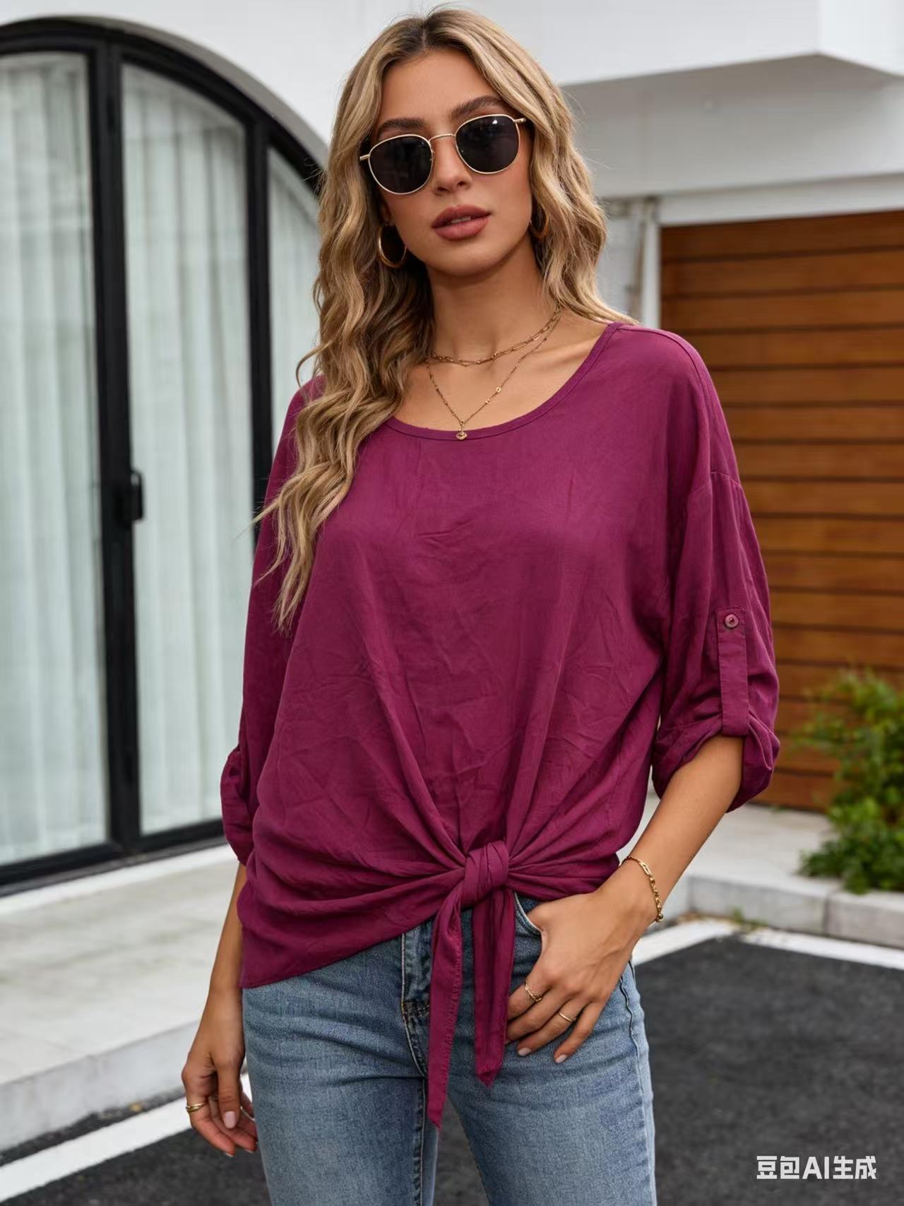 Tops Femme FUCHSIA CORALINE 19322 #c Efashion Paris