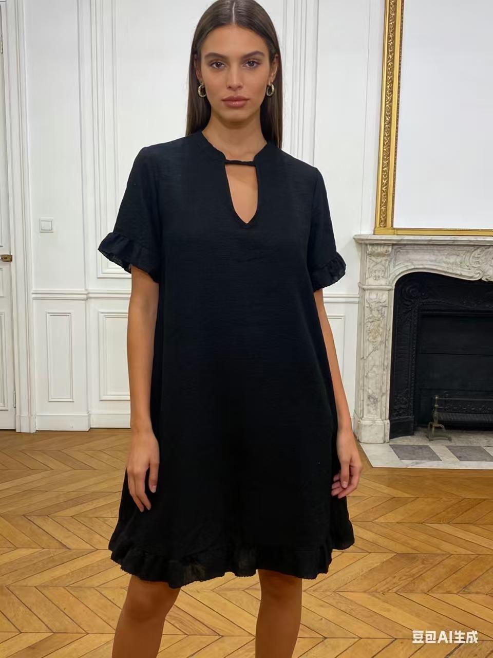 Robes mi-longues Femme Beige CORALINE 8638 #c Efashion Paris