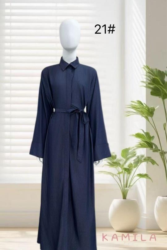 Robes longues Femme Bleu marine Lovita 8545 Efashion Paris