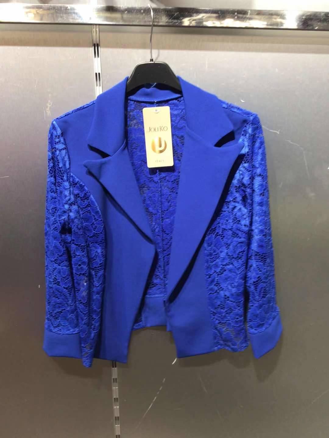 Vestes  Femme Bleu JOLIKO 9386 #c Efashion Paris