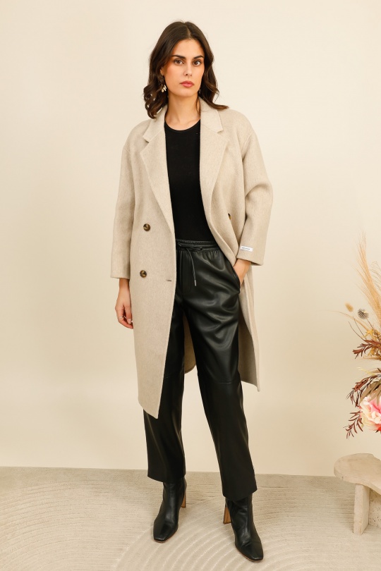 Manteaux Femme Beige Cherrykoko  9740 Efashion Paris