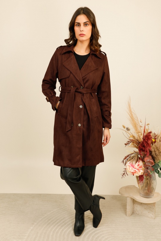 Trenchs Femme Camel Cherrykoko  9832 Efashion Paris